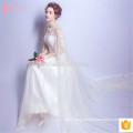 Cheap Faddish Long Sleeve Appliqued A Line Lace Wedding Dress